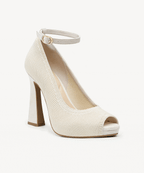AURORA™ | Tacón Peep-Toe de Elegancia