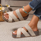 Martine - Orthopädische Ledersandalen mit Riemen für Damen