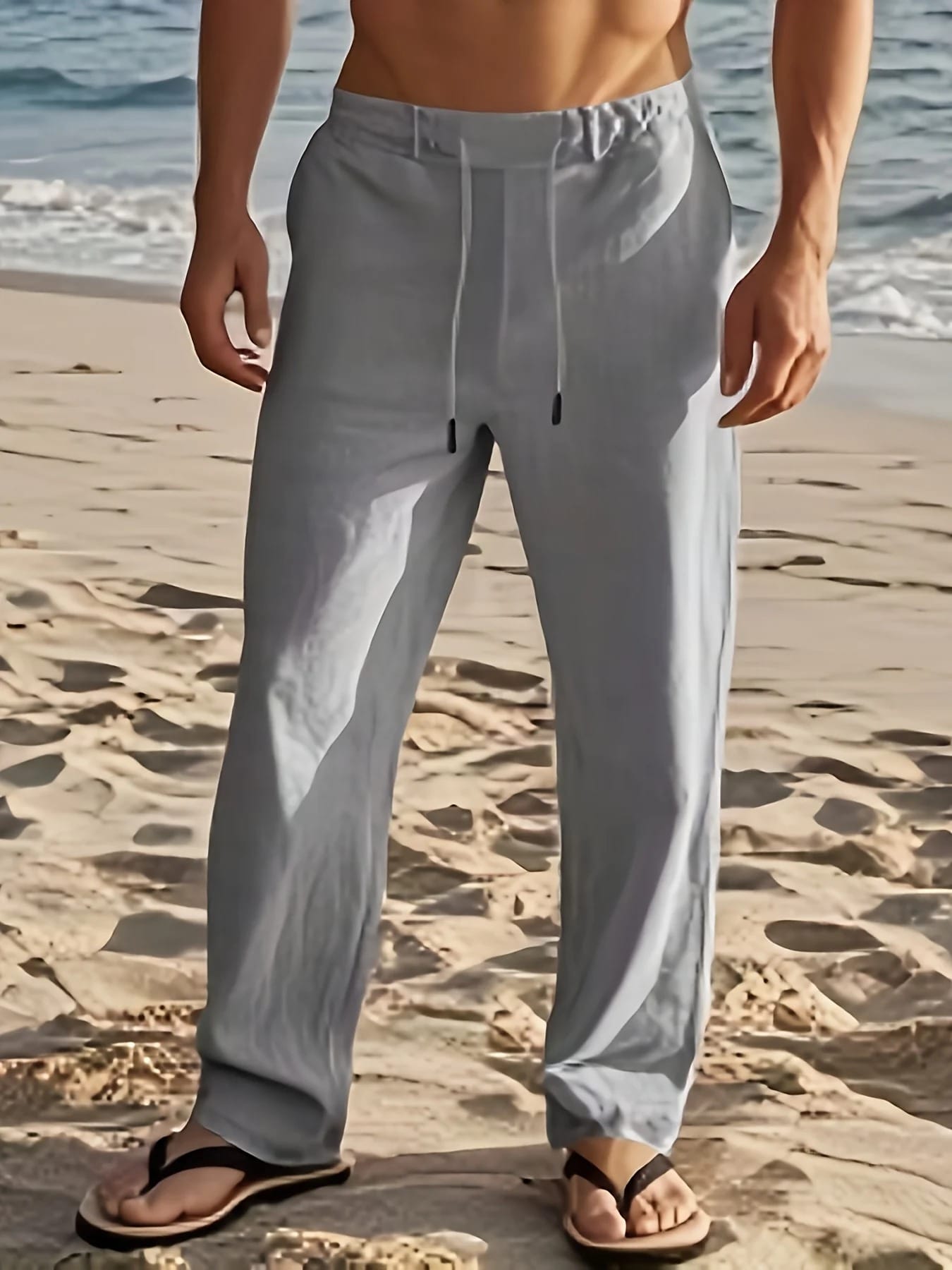 André Ferran | Pantalón de Lino Burdeos
