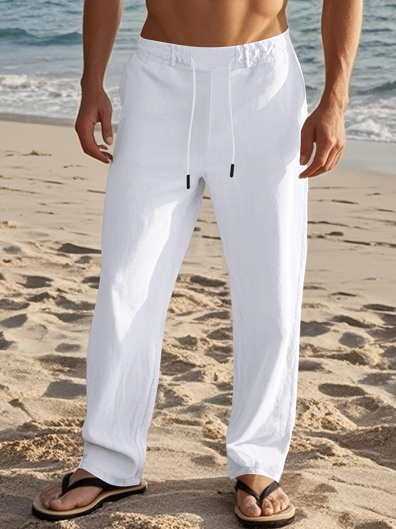 André Ferran | Pantalón de Lino Burdeos