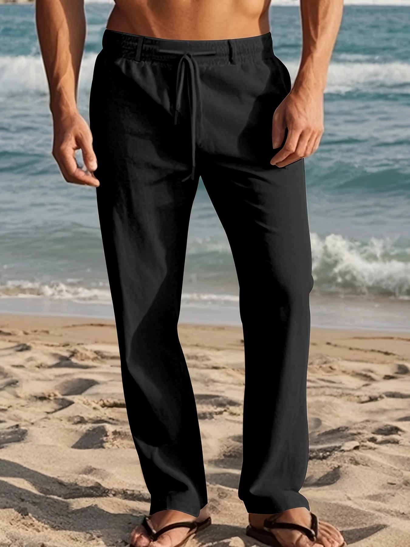 André Ferran | Pantalón de Lino Burdeos