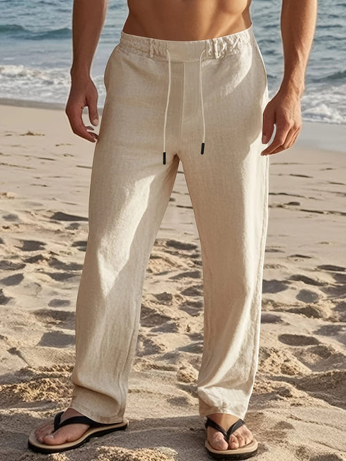 André Ferran | Pantalón de Lino Burdeos