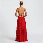 Giorgia | Elegantes Spitzen Maxi Kleid