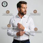 Camicia Antipiega a Taglio Aderente