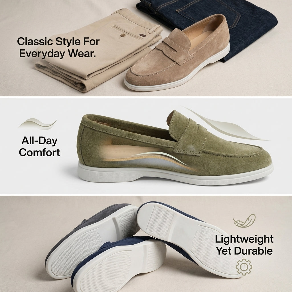 Mayfair Wildleder-Penny-Loafer