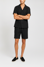 Conjunto de lino Valenci | Negro